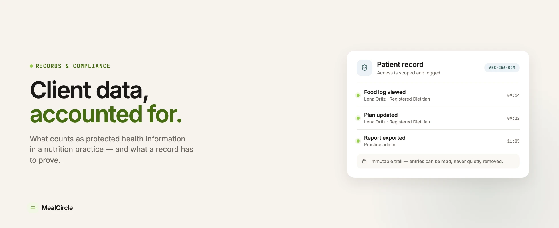 Introducing MealCircle: The Operating System for Modern Nutritionists article illustration